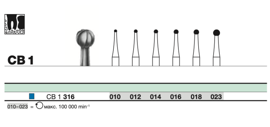 Бор твс D+Z / CB 1 314.010